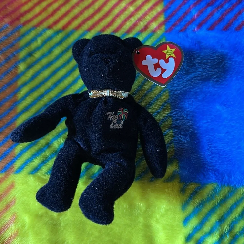 Ty The End the Bear Teenie Beanie Baby